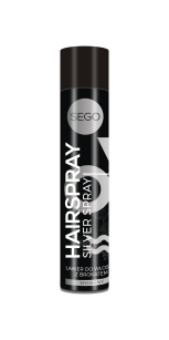 SEGO Hairspray lakier do włosów z brokatem srebrny 75 ml