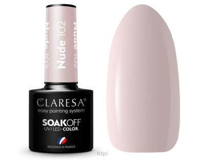 Claresa Lakier Hybrydowy 102 Nude 5 ml