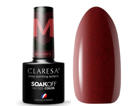 Claresa Lakier Hybrydowy 5 Kiss Me 5 ml