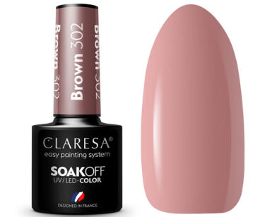 Claresa Lakier Hybrydowy 302 Brown 5 ml