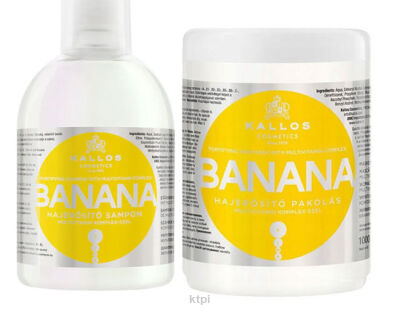 Kallos Zestaw Banan Maska + Szampon 2 X1000 ml