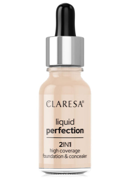 Claresa Liquid Perfection 2w1 Korektor Podkład 102