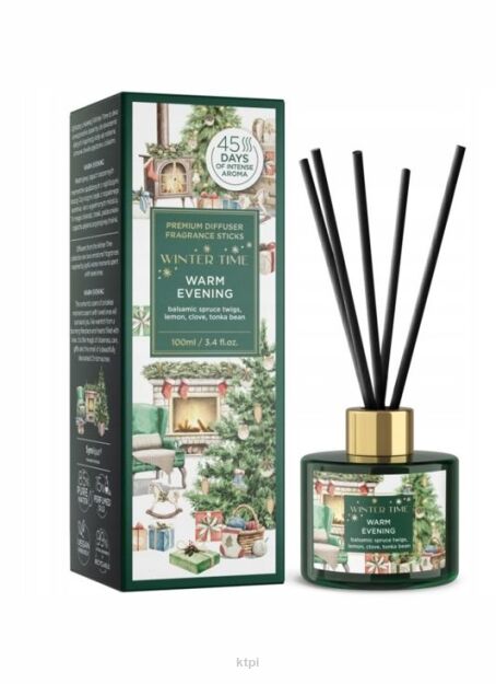 Bartek Candles Dyfuzor Warm Evening z Patyczkami 100 ml