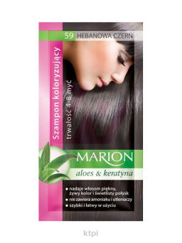 Marion Szampon koloryzujący 59 hebanowa czerń 40ml