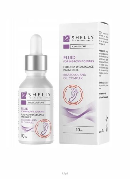 Shelly Fluid Na Wrastające Paznokcie Antybakteryjny i Przeciwzapalny 10 ml