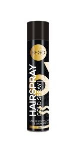SEGO Hairspray lakier do włosów z brokatem złoty 75 ml