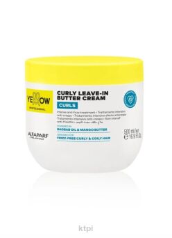 Yellow alfaparf Krem do włosów kręconych Curly leave-in butter cream 500ml