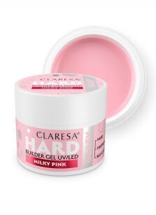 CLARESA Żel Budujący Hard&Easy Milky Pink 45g