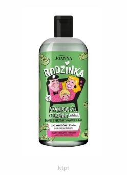 Joanna Rodzinka Szampon-żel codzienny aloes i zielona herbata 400 ml