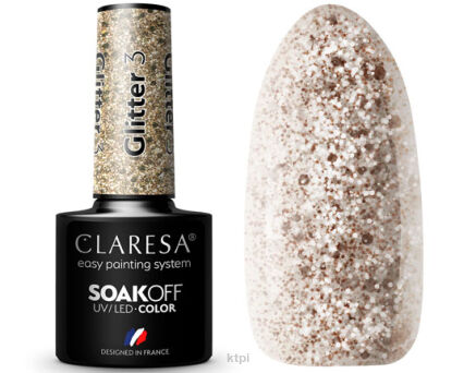 Claresa Lakier Hybrydowy 3 Glitter 5 ml