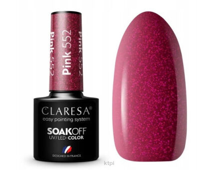 Claresa Lakier Hybrydowy 552 Pink 5 ml