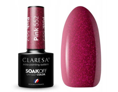 Claresa Lakier Hybrydowy 552 Pink 5 ml