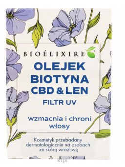Bioelixire Olejek wzmacniający biotyna CBD len 20