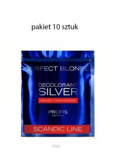 SCANDIC DECOLORANT SILVER BLONDE ROZJAŚNIACZ 500 g PAKIET 10 sztuk