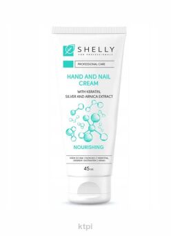 Shelly Krem do Rąk i Paznokci Keratyna, Srebro, Arnika 45 ml