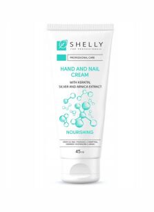 Shelly Krem do Rąk i Paznokci Keratyna, Srebro, Arnika 45 ml
