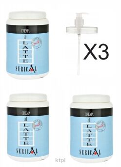 Kallos Crema Al Latte 3x1000 ml + Pompka