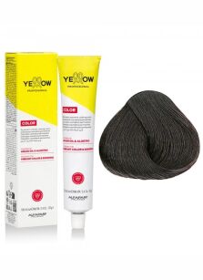 Yellow Professional Alfaparf  Color Permanent farba do włosów KOLOR 4 COOL COVER 100 ml