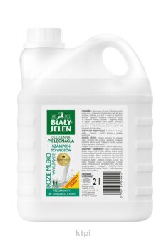 BIAŁY JELEŃ szampon do włosów kozie mleko nawilżający 2000 ml