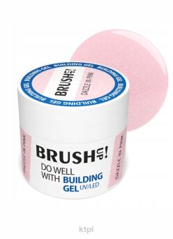 Brushup! Żel budujący Do Well with Building Gel Dazzle In Pink 12g