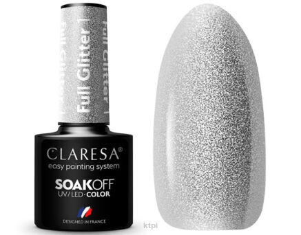 Claresa Lakier Hybrydowy 1 Full Glitter 5 ml