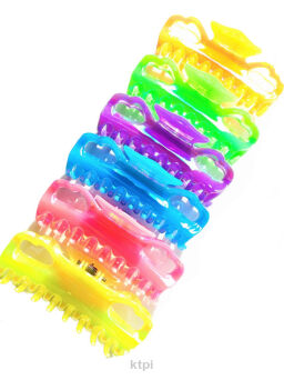 Iza Klamry do włosów plastikowe 6 kolorów 12cm