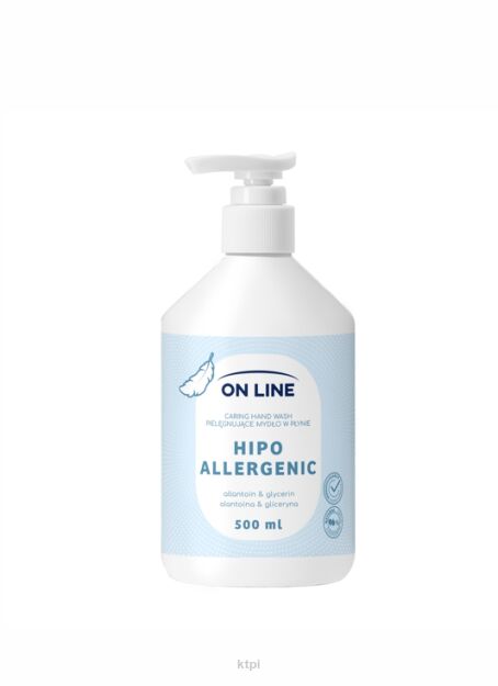 ON LINE Pielęgnujące Hipoalergiczne Mydło w Płynie 500 ml