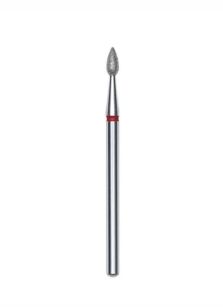 Staleks Frez diamentowy Czerwony kropla FA40R023/5