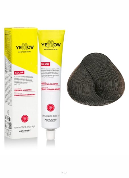 Yellow Professional Alfaparf  Color Permanent farba do włosów KOLOR 6.1 100 ml