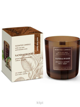 Bartek Sandalwood Oriental Wood Świeca Sojowa 150g