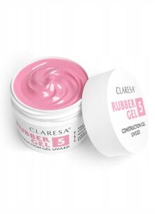 Claresa Żel Budujący Rubber żel do paznokci 5 UV/LED do przedłużania 45 g