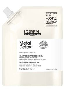 L'Oréal Metal Detox Refill Szampon do Włosów Farbowanych 500ml