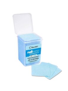 Clavier Nail Wipes Waciki bezpyłowe Perforowane Niebieskie 200 szt