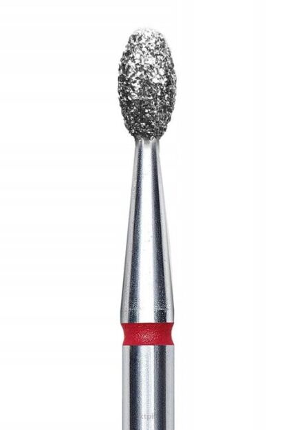STALEKS frez diamentowy FA130R025/5 red płomyk