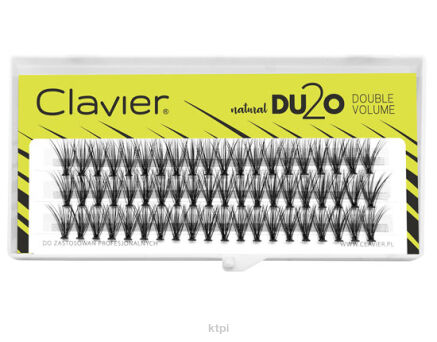 Clavier Du2o Double Volume kępki rzęs 10 mm