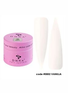 DNKA Builder Gel Żel Budujący do Paznokci Jelly Gel #0002 Vanilla 15g