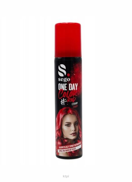 SEGO Spray koloryzujący do włosów ONE DAY Czerwony 50ml
