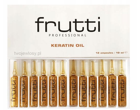 Frutti di bosco keratin oil ampułki keratyna 12x10