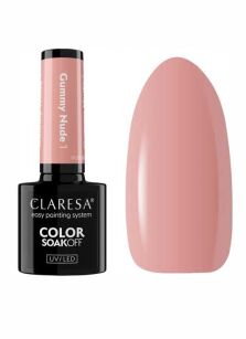 Claresa Lakier Hybrydowy Gummy Nude 1 5g