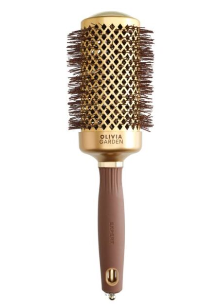 Olivia Garden Expert blowout shine szczotka do modelowania gold&brown 55 mm