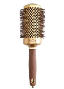 Olivia Garden Expert blowout shine szczotka do modelowania gold&brown 55 mm