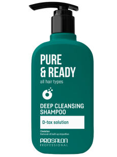 PROSALON PURE & READY szampon do włosów głęboko oczyszczający 375 ml