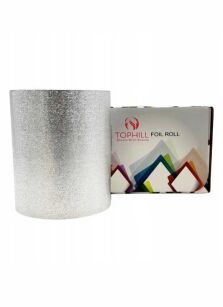 TOPHILL Folia fryzjerska ryflowana w rolce 127mm x 100m SILVER