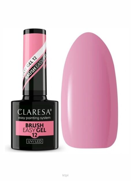 Claresa Brush Easy Gel żel do paznokci w butelce kolor 12 5 ml