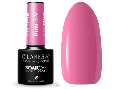 Claresa Lakier Hybrydowy 519 Pink 5 ml