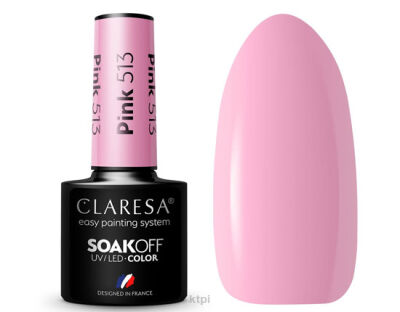 Claresa Lakier Hybrydowy 513 Pink 5 ml