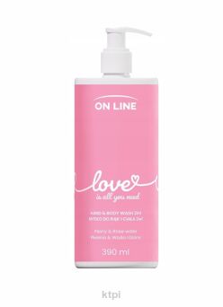 ON LINE Mydło 2W1 Love 390 ml