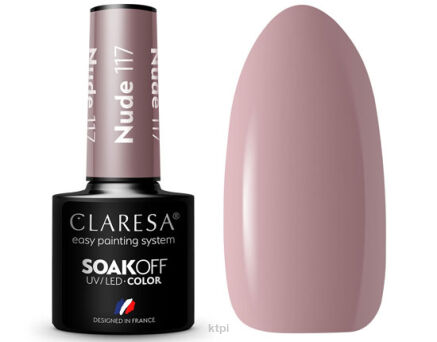Claresa Lakier Hybrydowy 117 Nude 5 ml