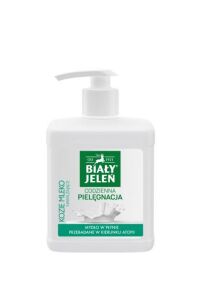 BIAŁY JELEŃ mydło w płynie kozie mleko nawilżające z pompką 500 ml