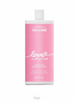 ON LINE Żel pod prysznic Love - piwonia i woda różana 500 ml